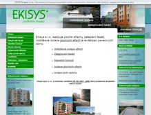 Tablet Screenshot of ekisys.cz